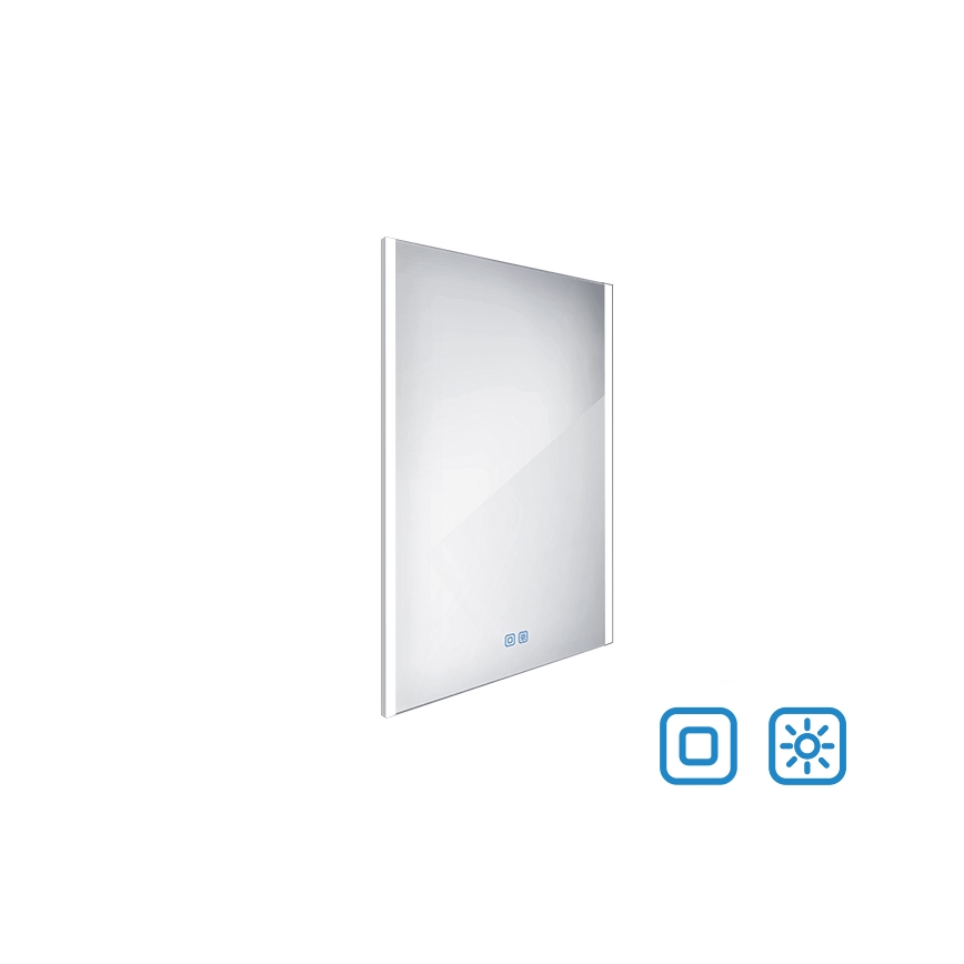 NIMCO ZP 11002VX - Espelho com retroiluminação LED para casa de banho com regulação LED/24W/230V 3000-6500K 80x60 cm IP44