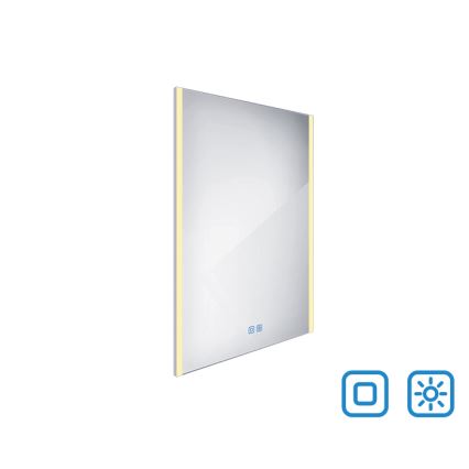 NIMCO ZP 11002VX - Espelho com retroiluminação LED para casa de banho com regulação LED/24W/230V 3000-6500K 80x60 cm IP44