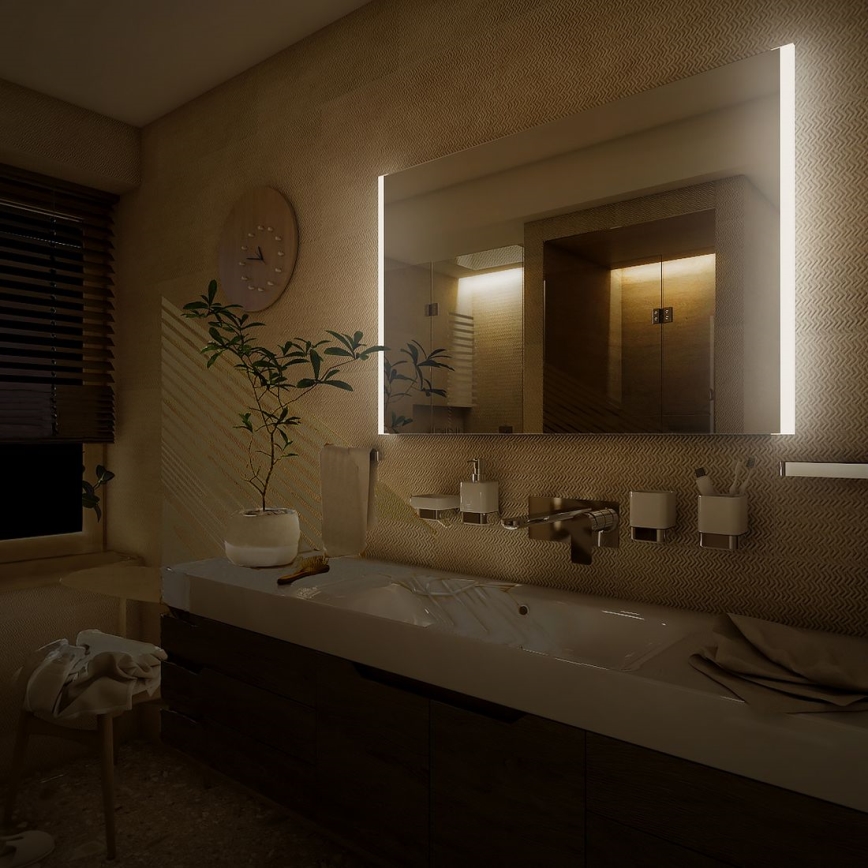 NIMCO ZP 11003 - Espelho com retroiluminação LED para casa de banho LED/21W/230V 6500K 70x80 cm IP44