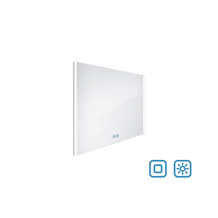 NIMCO ZP 11003V - Espelho com retroiluminação LED para casa de banho com regulação LED/21W/230V 3000-6500K 70x80 cm IP44
