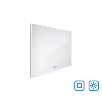 NIMCO ZP 11003VX - Espelho com retroiluminação LED para casa de banho com regulação LED/21W/230V 3000-6500K 70x80 cm IP44