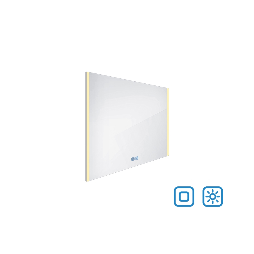 NIMCO ZP 11003VX - Espelho com retroiluminação LED para casa de banho com regulação LED/21W/230V 3000-6500K 70x80 cm IP44