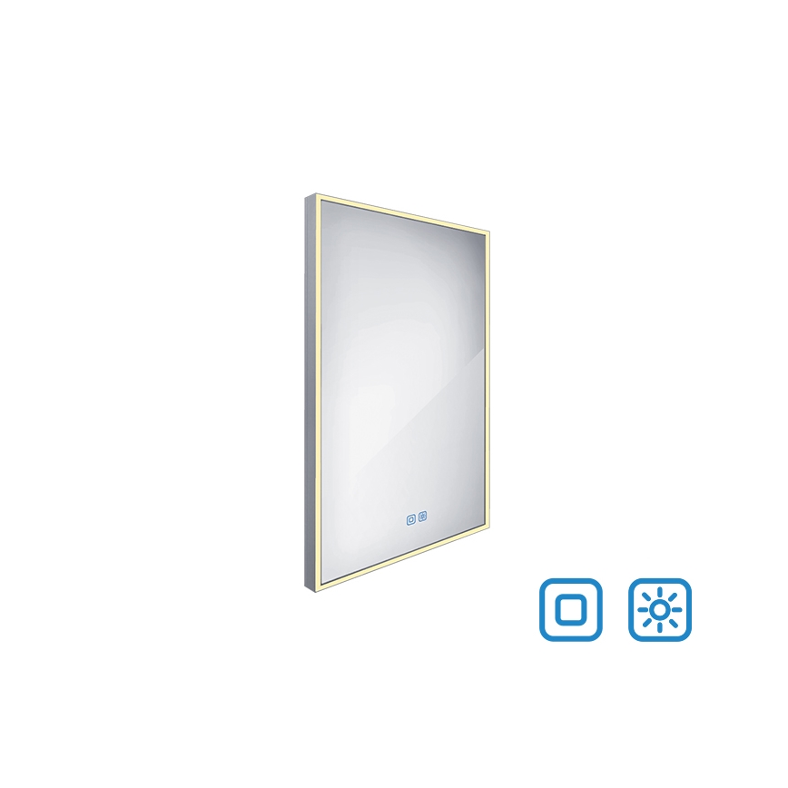 NIMCO ZP 13001VX - Espelho com retroiluminação LED de casa de banho com regulação LED/35W/230V 3000-6500K 70x50 cm IP44