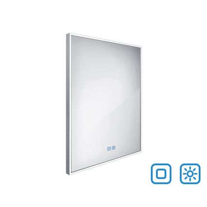 NIMCO ZP 13002VX - Espelho com retroiluminação LED de casa de banho com regulação LED/41W/230V 3000-6500K 80x60 cm IP44