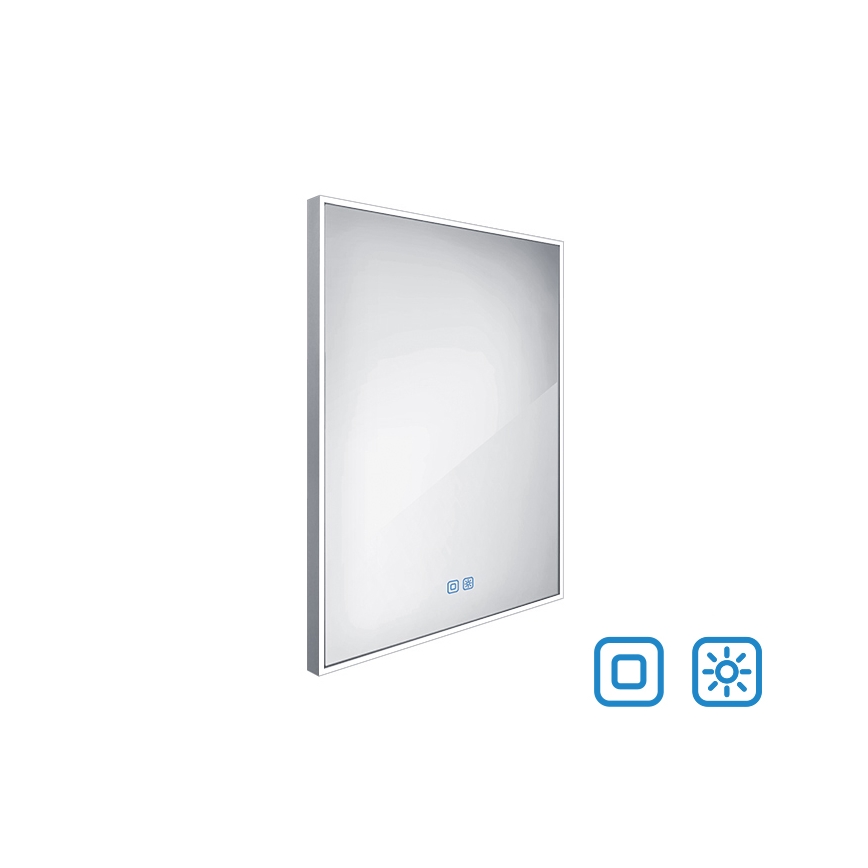 NIMCO ZP 13002VX - Espelho com retroiluminação LED de casa de banho com regulação LED/41W/230V 3000-6500K 80x60 cm IP44