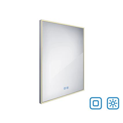 NIMCO ZP 13002VX - Espelho com retroiluminação LED de casa de banho com regulação LED/41W/230V 3000-6500K 80x60 cm IP44