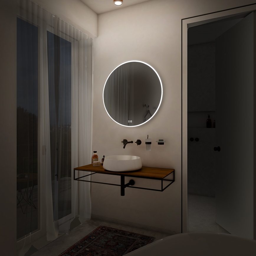 NIMCO ZP 26000RVX - Espelho com retroiluminação LED para casa de banho com regulação LED/26W/230V 3000-6500K diâmetro 60 cm IP44