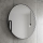 NIMCO ZPC 31001RVX-90 - Espelho com retroiluminação LED para casa de banho com regulação LED/22W/230V 3000-6500K diâmetro 70 cm mate preto IP44