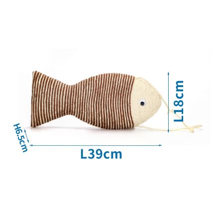 Nobleza - Brinquedo de arranhar para gatos Peixe