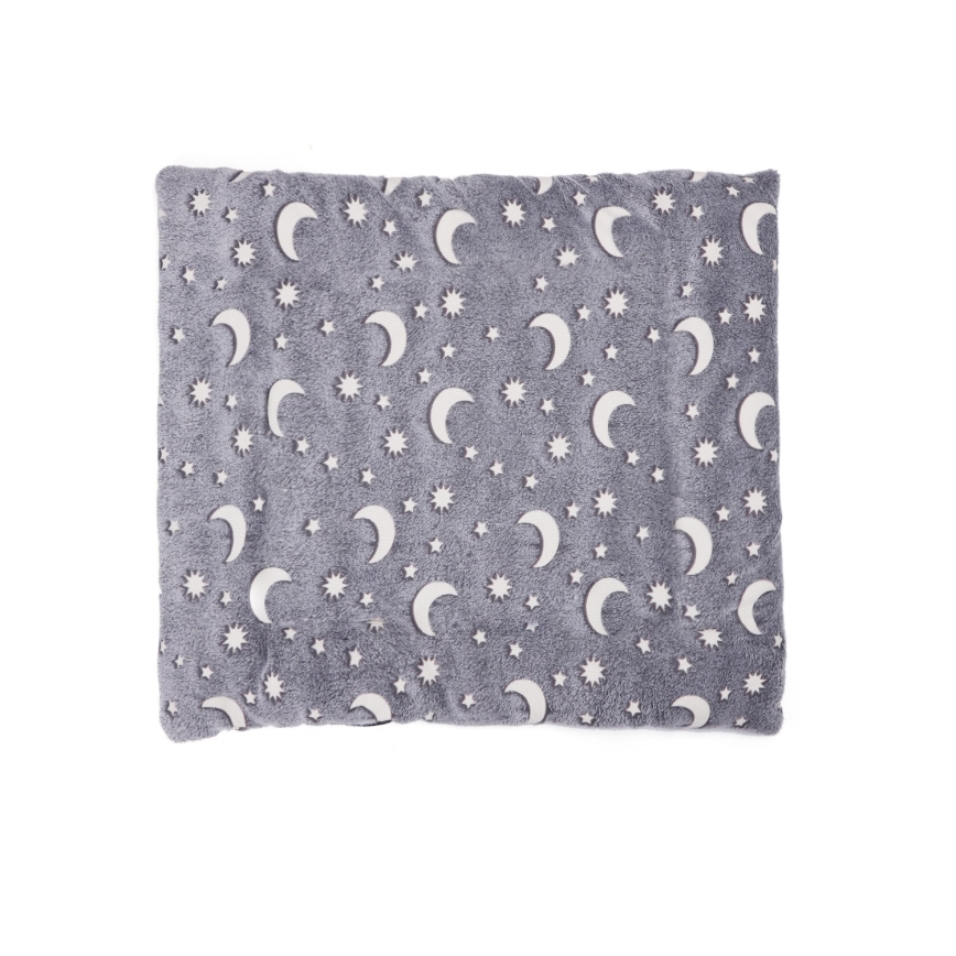 Nobleza - Cama para cães e gatos 70x50 cm cinzenta