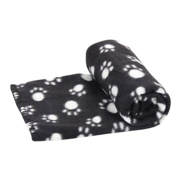 Nobleza - Cobertor para animais de estimação 100x120 cm preto