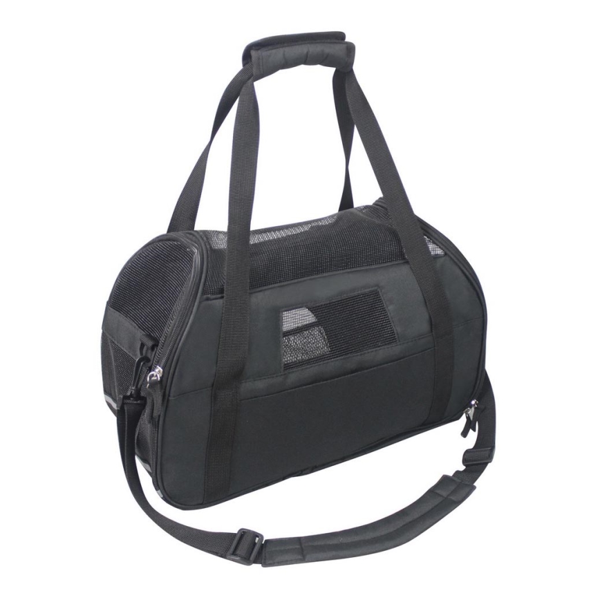 Nobleza - Mala de transporte de animais 48 cm preta