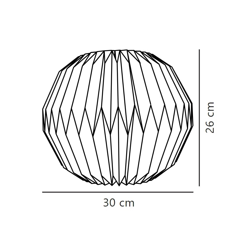 Nordlux - Abajur para candeeiro BELLOY E27 diâmetro 30 cm