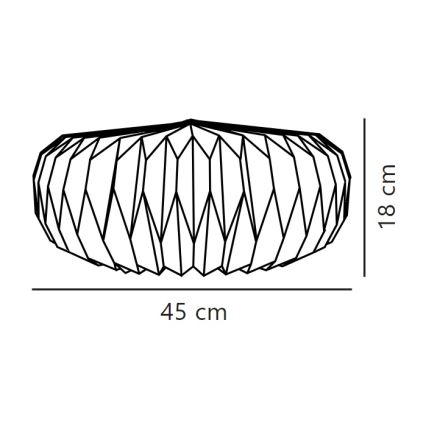 Nordlux - Abajur para candeeiro BELLOY E27 diâmetro 45 cm