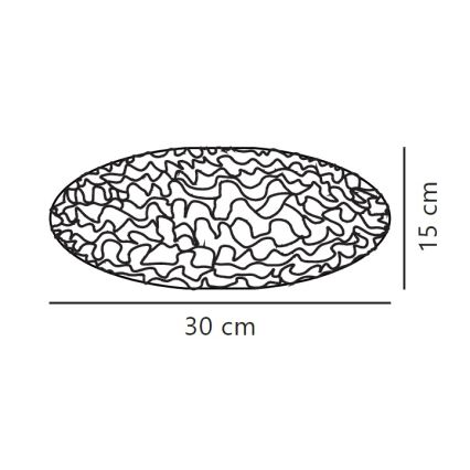 Nordlux - Abajur para candeeiro VILLO E27 diâmetro 30 cm branco
