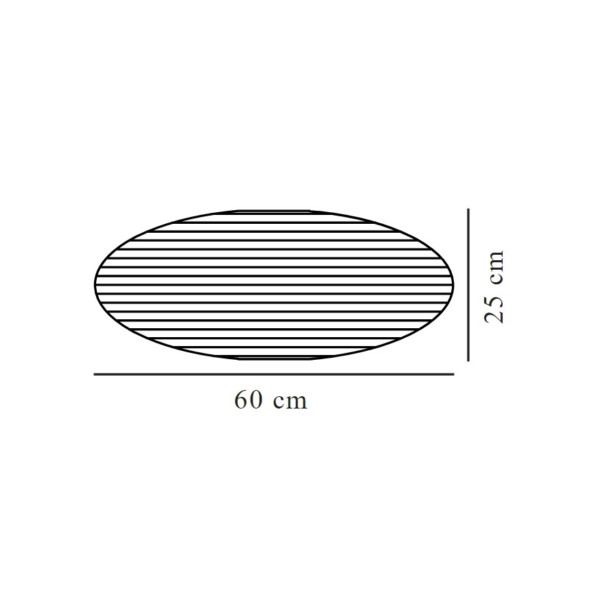 Nordlux - Abajur para candeeiro VILLO E27 diâmetro 60 cm bege