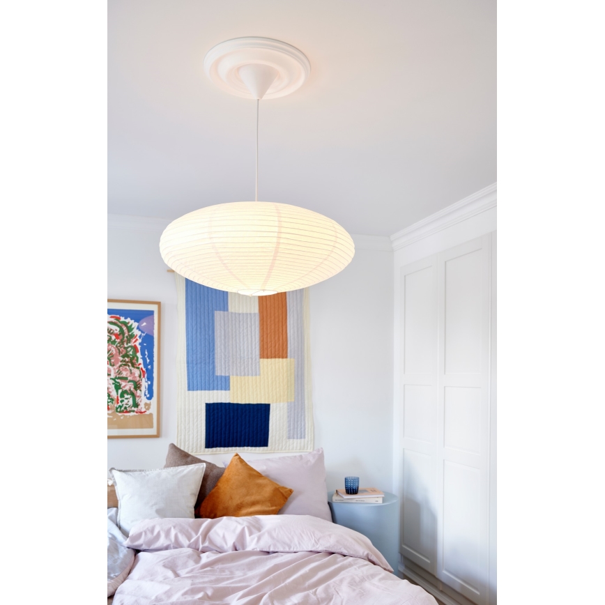 Nordlux - Abajur para candeeiro VILLO E27 diâmetro 60 cm branco