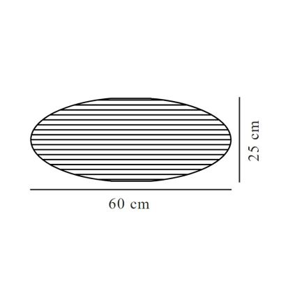 Nordlux - Abajur para candeeiro VILLO E27 diâmetro 60 cm branco