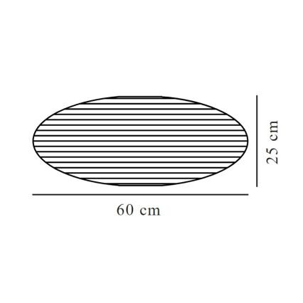 Nordlux - Abajur para candeeiro VILLO E27 diâmetro 60 cm cinzento
