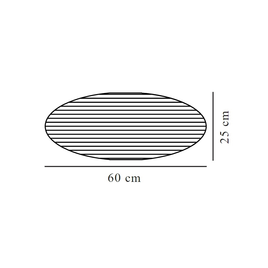 Nordlux - Abajur para candeeiro VILLO E27 diâmetro 60 cm cinza