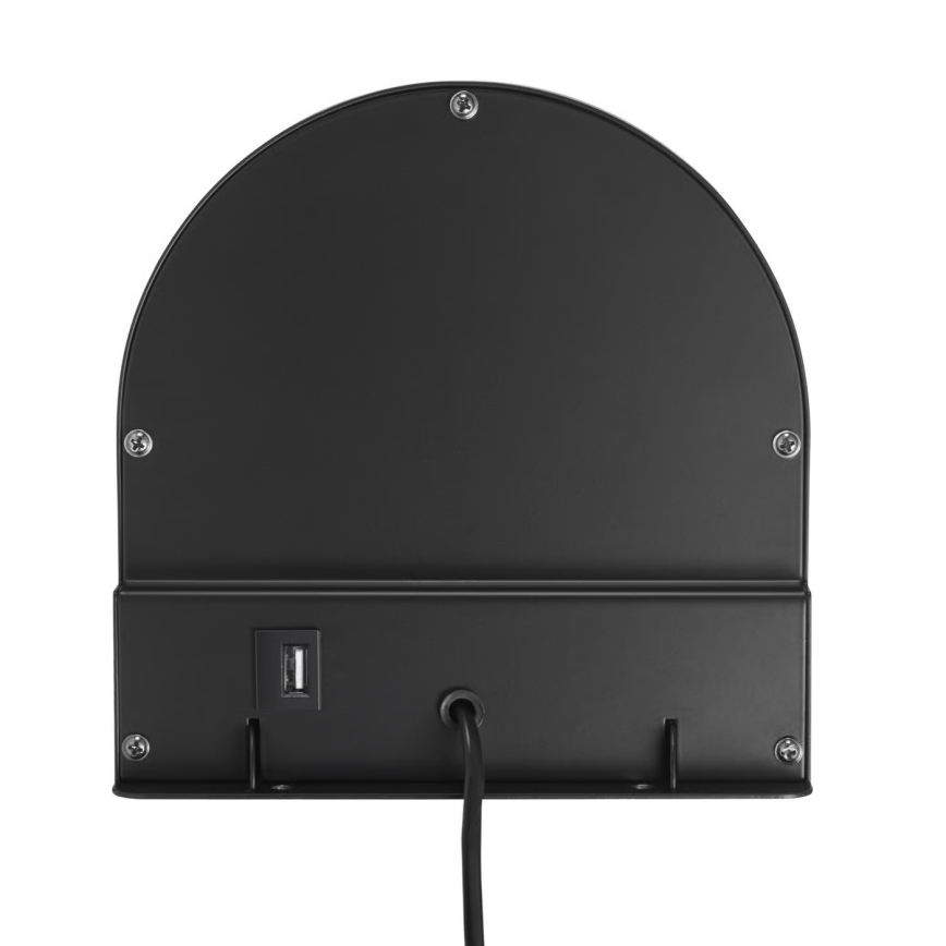 Nordlux - Aplique de parede com prateleira CODY 1xGU10/15W/230V preto