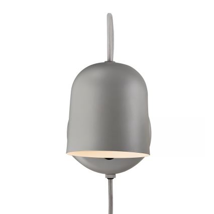 Nordlux - Aplique de parede com USB ANGLE 1xGU10/25W/230V cinzento