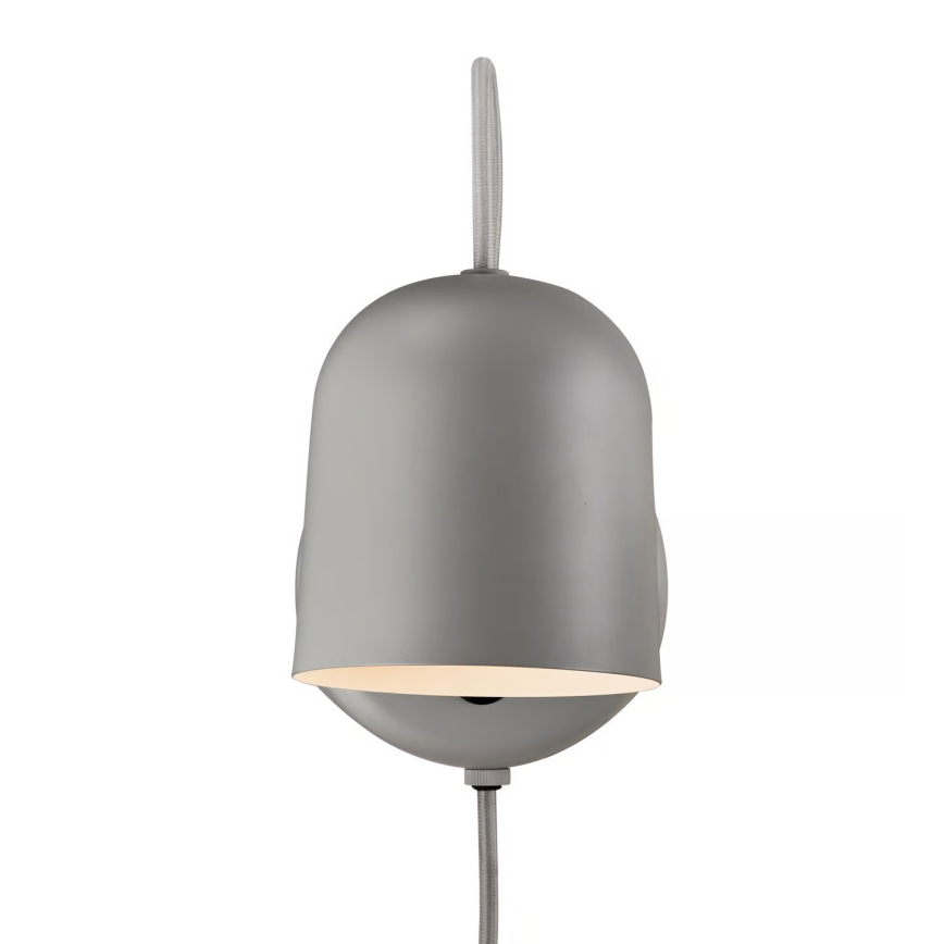 Nordlux - Aplique de parede com USB ANGLE 1xGU10/25W/230V cinzento