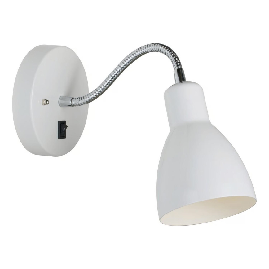 Nordlux - Aplique de parede CYCLONE 1xE14/15W/230V branco