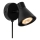 Nordlux - Aplique de parede EIK 1xGU10/35W/230V preto