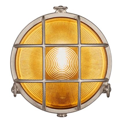 Nordlux - Aplique de parede exterior POLPERRO 1xE27/12,5W/230V IP64 cinzento