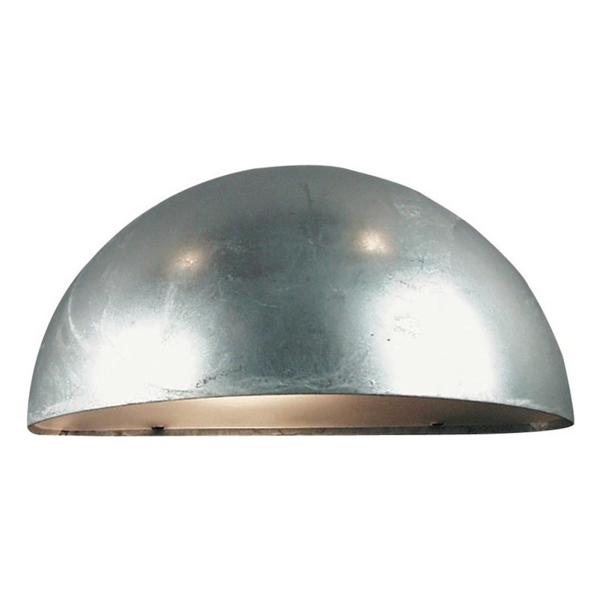 Nordlux - Aplique de parede exterior SCORPIUS 1xE27/60W/230V IP33 prateado