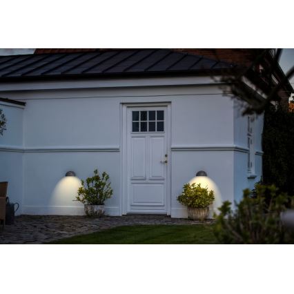 Nordlux - Aplique de parede exterior SCORPIUS 1xE27/60W/230V IP33 prateado
