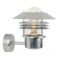 Nordlux - Aplique de parede exterior VEJERS 1xE27/60W/230V IP54 prateado