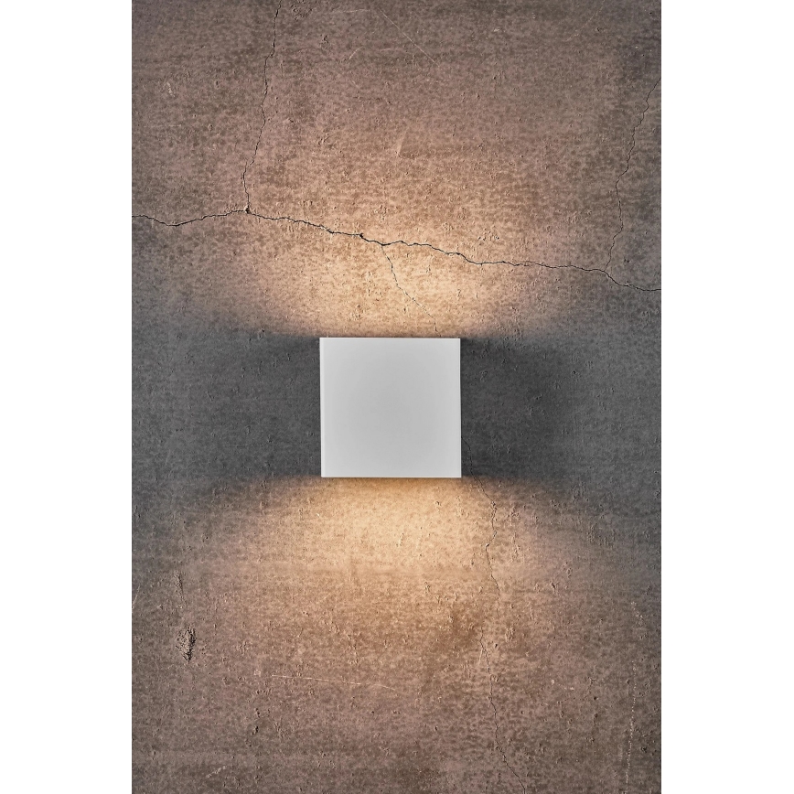 Nordlux - Aplique de parede exterior LED dimerizável TURN LED/13,8W/230V IP54 branco