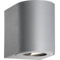 Nordlux - Aplique de parede LED exterior CANTO 2xLED/5,5W/230V IP44 cinzento