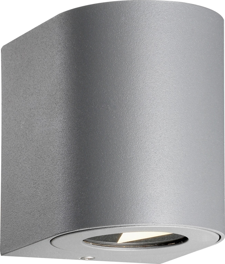 Nordlux - Aplique de parede LED exterior CANTO 2xLED/5,5W/230V IP44 cinzento