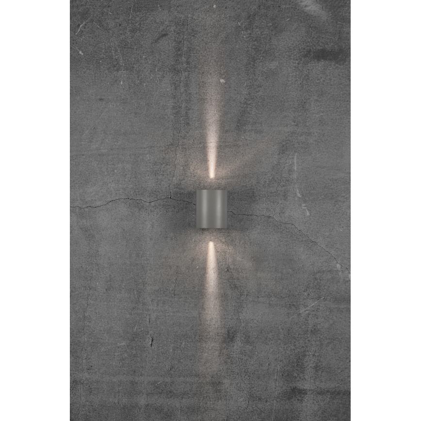 Nordlux - Aplique de parede LED exterior CANTO 2xLED/5,5W/230V IP44 cinzento
