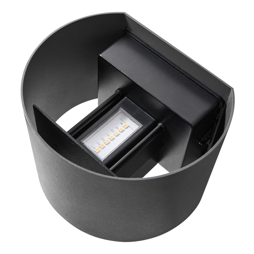 Nordlux - Aplique de parede LED para exterior MILDA LED/4,9W/230V IP44 antracite