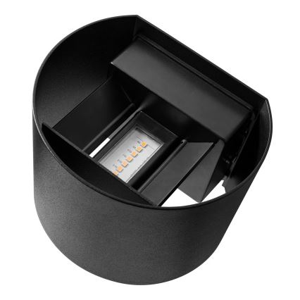 Nordlux - Aplique de parede LED para exterior MILDA LED/4,9W/230V IP44 preto
