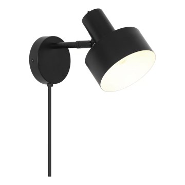 Nordlux - Aplique de parede MATIS 1xE27/15W/230V preto