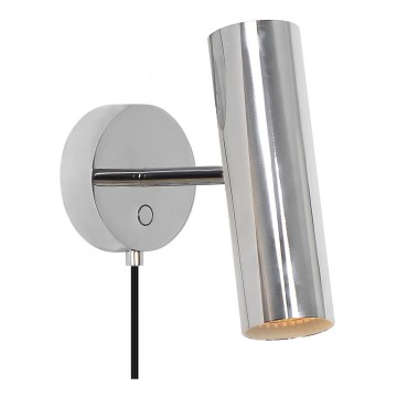 Nordlux - Aplique de parede orientável MIB 1xGU10/20W/230V, cromo brilhante