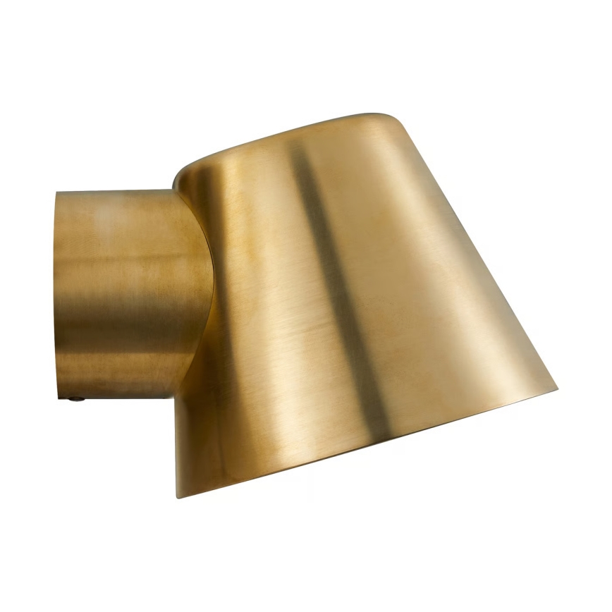Nordlux - Aplique de parede para exterior ALERIA 1xGU10/35W/230V IP44 em latão