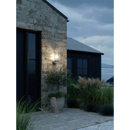 Nordlux - Aplique de parede para exterior LINTON 1xE27/15W/230V IP54