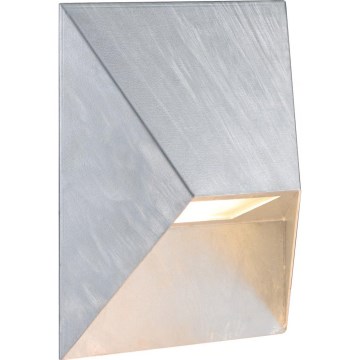 Nordlux - Aplique de parede para exterior PONTIO 1xGU10/25W/230V IP54 prateado