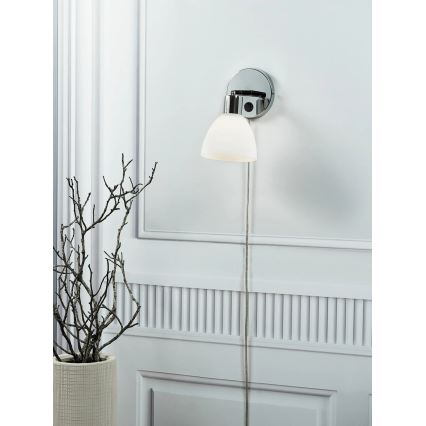 Nordlux - Aplique de parede RAY 1xE14/25W/230V branco