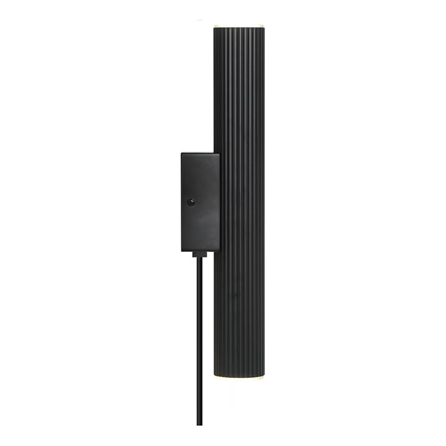Nordlux - Aplique de parede VICO 2xGU10/5W/230V preto