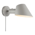 Nordlux - Arandela de parede STAY 1xE27/60W/230V, cinzenta