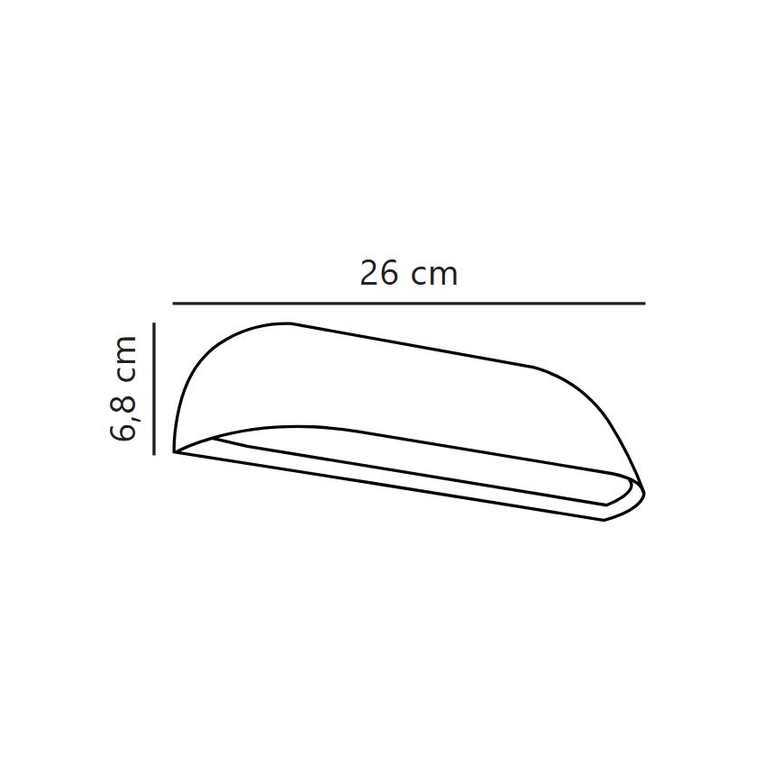 Nordlux - Arandela exterior LED FRONT/9,5W/230V IP44