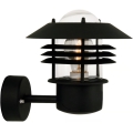 Nordlux - Arandela exterior VEJERS 1xE27/60W/230V IP54 preta