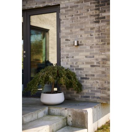 Nordlux - Arandela LED exterior CANTO 2xLED/6W/230V IP44 em aço inoxidável